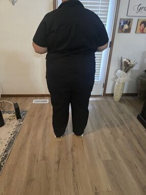 torrid Black Short Sleeve Jumpsuit